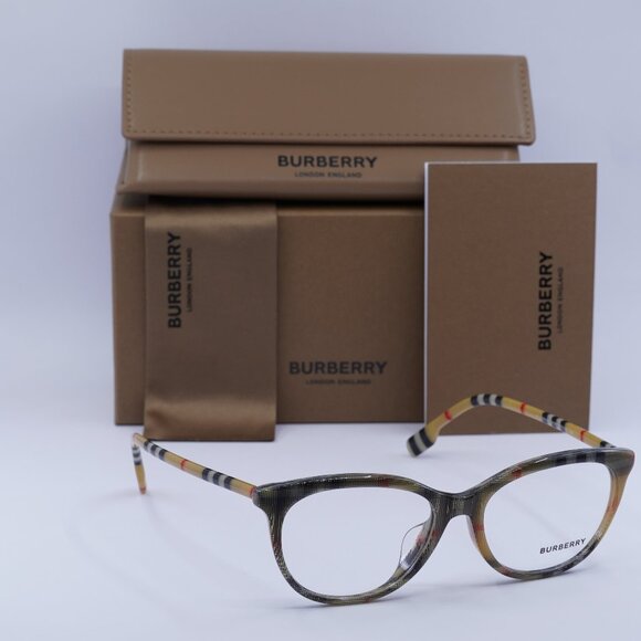 Final Price! Burberry BE2389F 4087 Vintage Check Eyeglasses 52mm - Picture 1 of 11